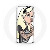 Coque pour Samsung Galaxy J7 2017 Alice Princesse tatouée
