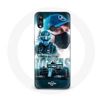 Coque pour Huawei P20 Lite Formule 1 Valtteri Bottas Pilote de F1 Noir juoda