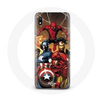 Coque pour Samsung Galaxy A10 Avengers invaders Anciens soldats