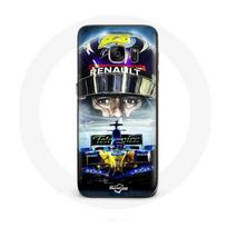 Coque pour Samsung Galaxy S6 edge Formule 1 Fernando Alonso Díaz pilote automobile espagnol de F1