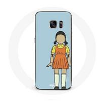 Coque pour Samsung Galaxy S6 Edge Squid game la poupée géante de jeu