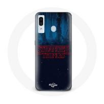 Coque pour Samsung Galaxy A40 Stranger Things logo de la saison 2