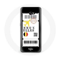 Coque pour samsung galaxy A5 2016 Billet d'avion Bruxelles Belgique