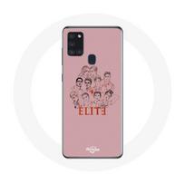 Case - Samsung - Galaxy A21S - Soft - Pink - Fanart Logo Characters Poster