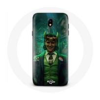 Coque pour Samsung Galaxy S4 Loki Thor Ragnarok avec Casque Affiche Personnage Série Saison 1