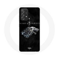 Coque pour Samsung Galaxy A52 Game of Thrones Saison 8 Le Trône de Fer La maison Stark Logo L'hiver