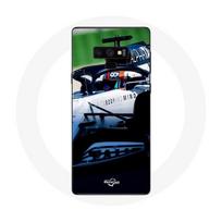 Coque pour Samsung Galaxy Note 9 Formule 1 Pierre Gasly Pilote F1 Blanc