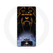 Coque pour Samsung Galaxy Note 9 Formule 1 Sebastian Vettel Pilote automobile F1 Noir
