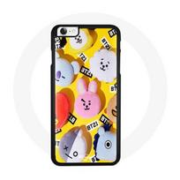 Coque pour Iphone 8 BTS Bangtan Sonyeondan BT21 Tata Chimmy Cooky Rj Shooky Koya Mang Et Van