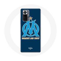 Coque pour Xiaomi Redmi Note 10 Pro Olympique de marseille OM logo bleu juoda