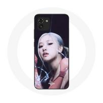 Coque pour Samsung Galaxy A03 Blackpink Born Pink Affiche Teaser Rosé Comeback Single Pink Venom 2022 juoda