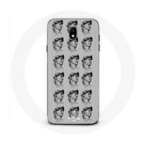 Coque pour Samsung Galaxy S5 Statue fond gris