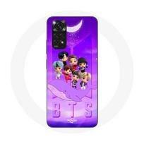 Coque pour Xiaomi Redmi Note 11S BTS TinyTAN Animation Affiche RM Jin Suga J-Hope Jimin Jungkook Et V Zero O’Clock