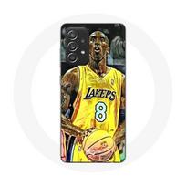 Coque pour Samsung Galaxy A52 Kobe Bryant Dunk lakers 8 NBA Noir