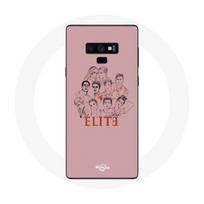 Coque pour Samsung Galaxy Note 9 Elite Saison 5 Affiche personnages Fanart Logo