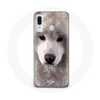 Coque pour Samsung Galaxy A20e Samoyède Gris Race de chiens