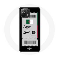 Dėklas - Xiaomi - Mi 11 Lite - Minkštas - Juodas - Skrydžio bilietas