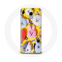 Coque pour Samsung Galaxy A8 2018 BTS Bangtan Sonyeondan BT21 Tata Chimmy Cooky Rj Shooky Koya Mang Et Van
