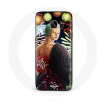 Coque pour Samsung Galaxy S7 One Piece Joyeux noël Zoro Anime Manga