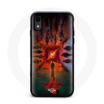 Coque pour Iphone XS Max Stranger Things Saison 4 Affiche Equipages de la Nouvelle Théorie