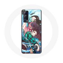 Coque pour Vivo Y72 Tanjiro et Nezuko Demon Slayer Kimetsu no Yaiba Anime