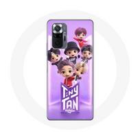 Coque pour Xiaomi Redmi Note 10 Pro BTS TinyTAN Animation Affiche RM Jin Suga J-Hope Jimin Jungkook Et V