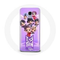 Coque pour Samsung Galaxy A6 2018 BTS TinyTAN Animation Affiche RM Jin Suga J-Hope Jimin Jungkook Et V