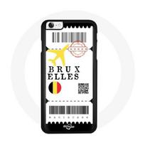 Coque pour Iphone 5/5S- SE Bruxelles Belgique avion