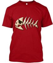 Bone Pirate Fish Unisex T-Shirt S