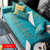 Bohemia Anti-dirty Non-slip Sofa Cover Dog Mat Cushion All-inclusive Removable Multi-size Corner Sofa Towel Sectional Sofa Towel 70x70cm 1pcs blue