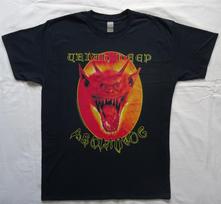 Uriah Heep Abominog Album Cover Band Logo Black Unisex T-Shirt S