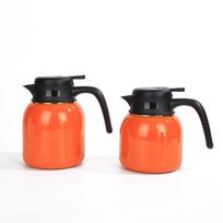 Didelės talpos 316 nerūdijančio plieno troškinimo arbatinukas Biuro vandens ir arbatos atskyrimo arbatinukas Nešiojamas vakuuminis rankenos izoliacinis puodas 800ml gray