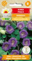 Violetinės vijoklinės kobės sėklos, gėlių sėklos sodui, didelis derlius