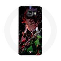 Case - MANIACASE - Samsung Galaxy A5 2016 - Demon Slayer - Tanjiro Kamado - Flexible Black