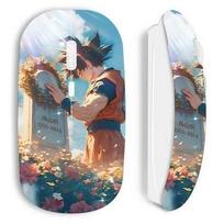 Wireless mouse - maniacase - Son Goku - white - ergonomic - optical