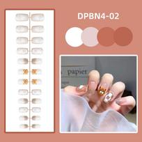 „Quick Nails“ blizgantis pudra „pasidaryk pats“ manikiūras, nešiojami, nuimami nagų lipdukai.