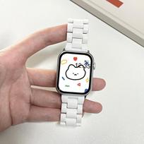 Plastic Watch strap for apple watch series 9 8 7 6 SE 5 4 band 42 38mm correa candy steel for iwatch  44mm 40mm 41MM 45MM 49MM Ultra band 38mm 40mm 41mm balta