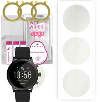 3x apgo Hydrogel Matte Screen Protector for Fossil FTW4025 Gen 5, Hydrogel Film, Flexible, Soft TPU with positioning layer easy installation