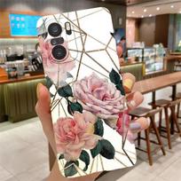 Flower Pattern Case For Samsung Galaxy A52 A72 A32 5G 4G A02 A02S A42 A12 A22 A22S A13 A52S A23 A33 A73 Soft TPU Silicone Cover For Samsung A22 5G black