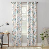 Gėlių Augalų Langų Užuolaidos Svetainei Namams Miegamajam Virtuvei Dekoras Kalėdinė Užuolaida 135W x 60H(cm) x1 white
