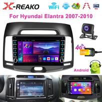 REAKOSOUND Android 12 2Din Car Radio Multimedia Video Player for Hyundai Elantra 4 HD 2006-2012 Navigation GPS Auto Stereo Carplay 4+64+AHD