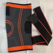 Lace-Up Pressure Sports Knit Knee Pads Kneecap Protection Running Basketball Mountain Bike Badminton Knee Pads S gray