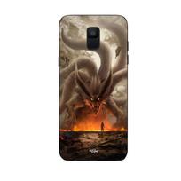 Phone Case - MANIACASE - Samsung Galaxy A6 2018 - Naruto Kurama - Silicone - Soft juoda