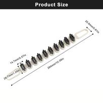 Hard Bristle Cleaning Brush, Bathroom Cleaning Supplies for Housekeeping, Scrub Brush Cleaner Tool gray