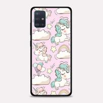 puikus vienaragis telefono dėklas, skirtas Samsung Galaxy A51 A71 5G A21s A11 A31 A41 A91 A72 A12 A02s minkštas silicio nugaros coque matinis buferis Samsung A21 white