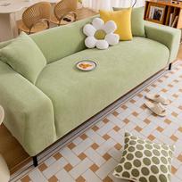 Light Luxury Thickened Chenille Elastic One-Piece Sofa Cover All Wrapped Cover Four Seasons Universal Anti-Scratching Sofa Cover 90—140cm gray