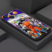 Case for iPhone 6s XR XS X 14 Plus 13 Pro Max 7 8 12 Mini SE 11 14Pro 6 12pro 11pro TPU Soft Back Cases Cartoon Dragon Z Cover iPhone 5 5s SE black