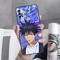 Dėklas Motorola G30 G60 G9 Play One Fusion Plus Edge 20 G8 Power Lite G22 G50 G200 G51 G71 telefonui, anime Jujutsu Kaisen Moto G Stylus 5G black