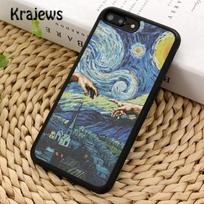 Cool Van Gogh Funny Star Sky Green Phone Case Cover For iPhone 14 6s 7 8 plus X XR XS 11 12 13 pro max Samsung S21 S22 ultra iPhone 14