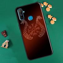 Nordic Fenrir For Realme GT Neo 2 7 8 Pro 8i 9i C3 C21 Cover For OnePlus 10 Pro 9 Pro Nord2 8T 9R Case OnePlus 10Pro black